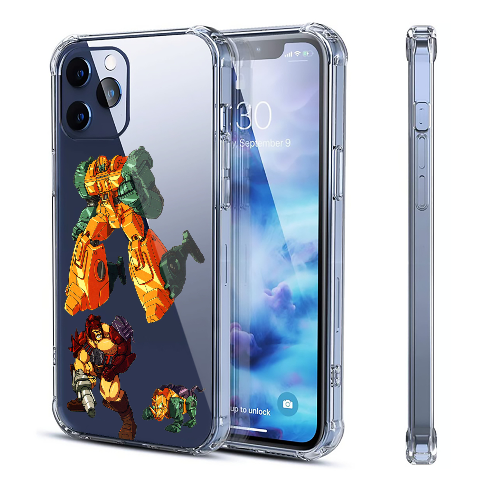 （画像用）  【iPhone 12シリーズ対応】透明スマホケース（クリアソフトケース）